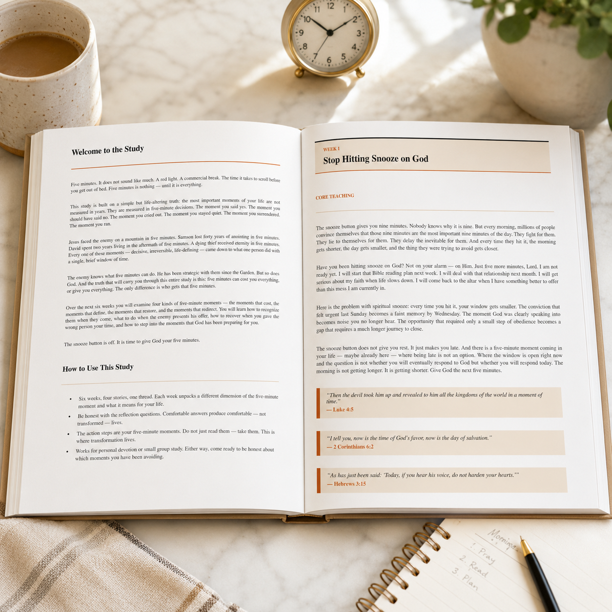 Five Minutes — A 6-Week Bible Study