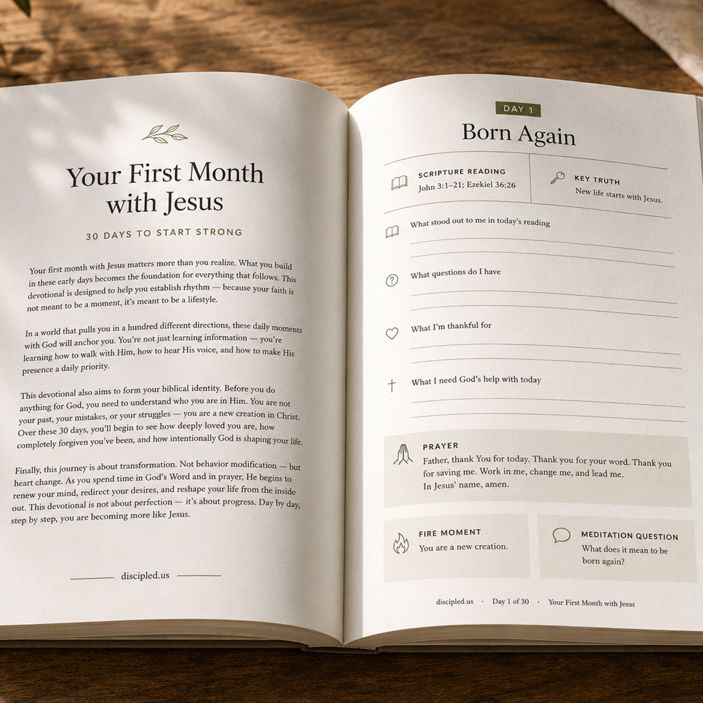Your First Month with Jesus — 30-Day Devotional